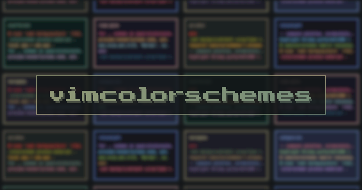 top dark colorschemes | vimcolorschemes